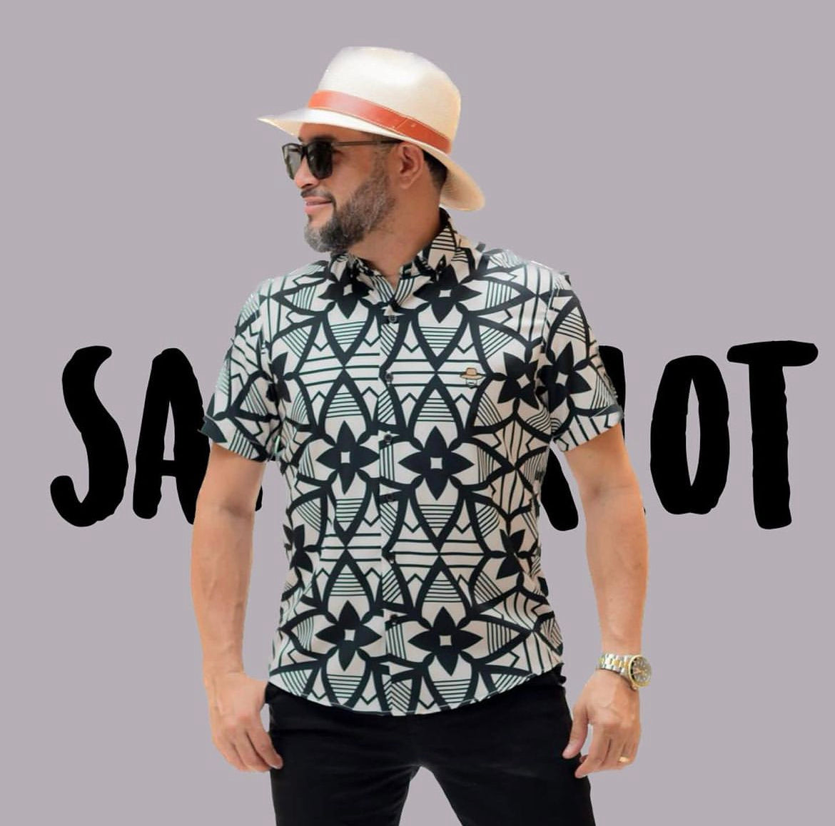 Sambarlot Mosaic Fish Shirt