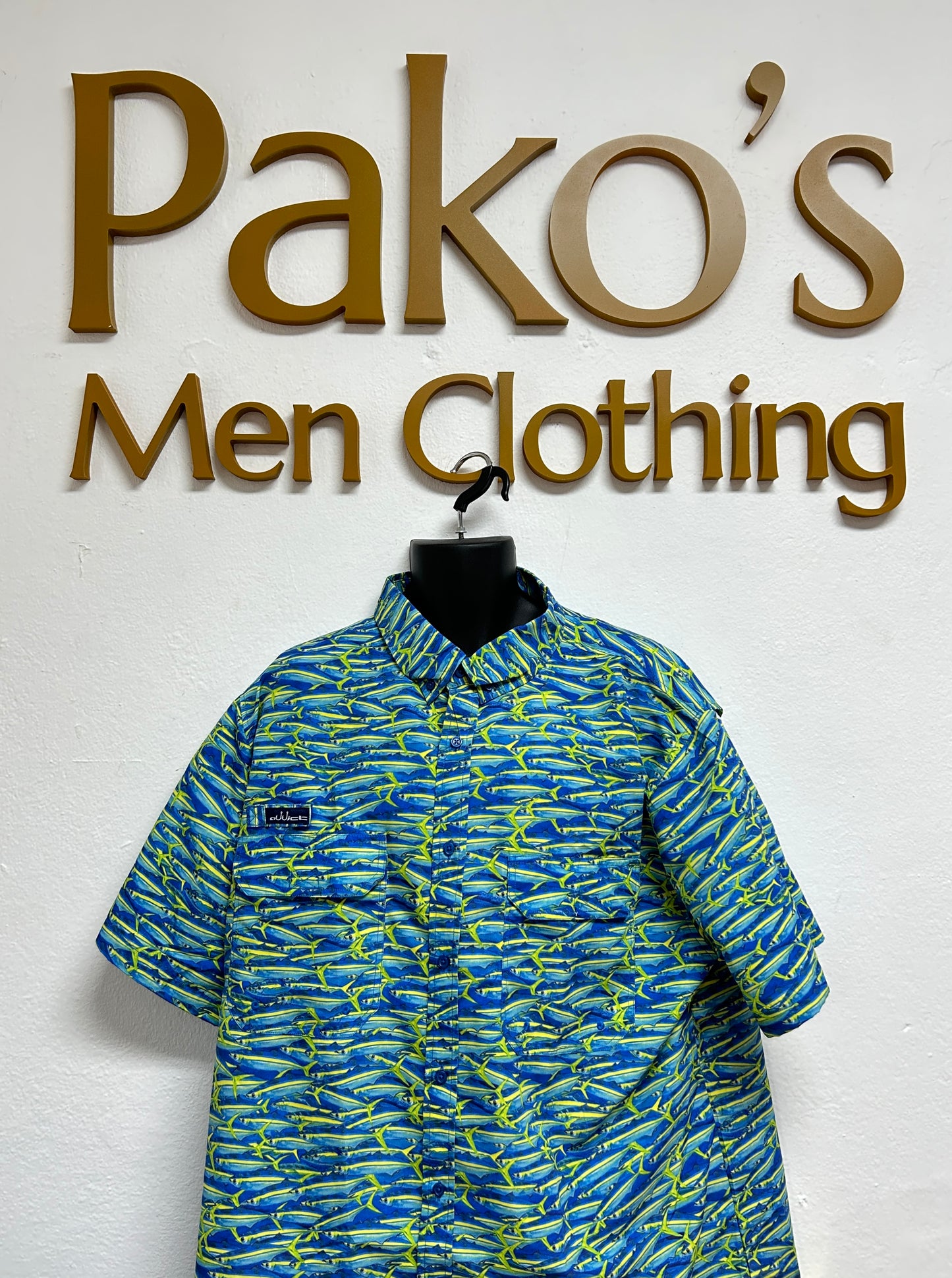 ADDICT FISH PRINT SHIRT