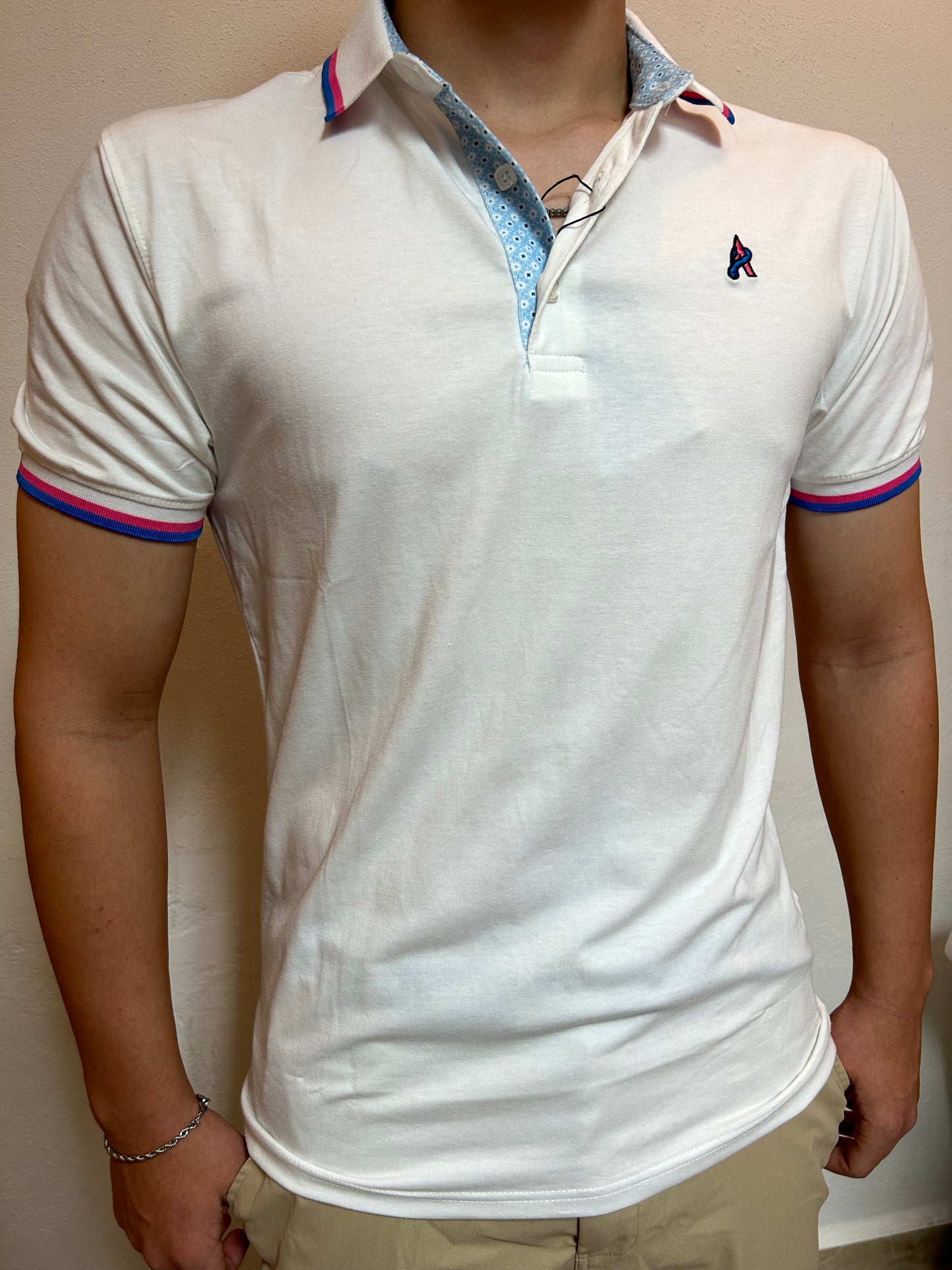 ADDICT WHITE POLO