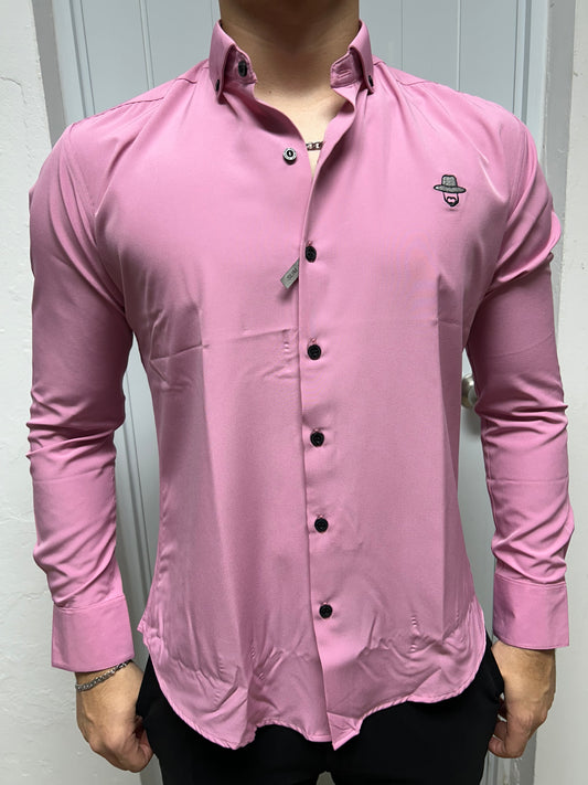 SAMBARLOT PINK BUTTON UP