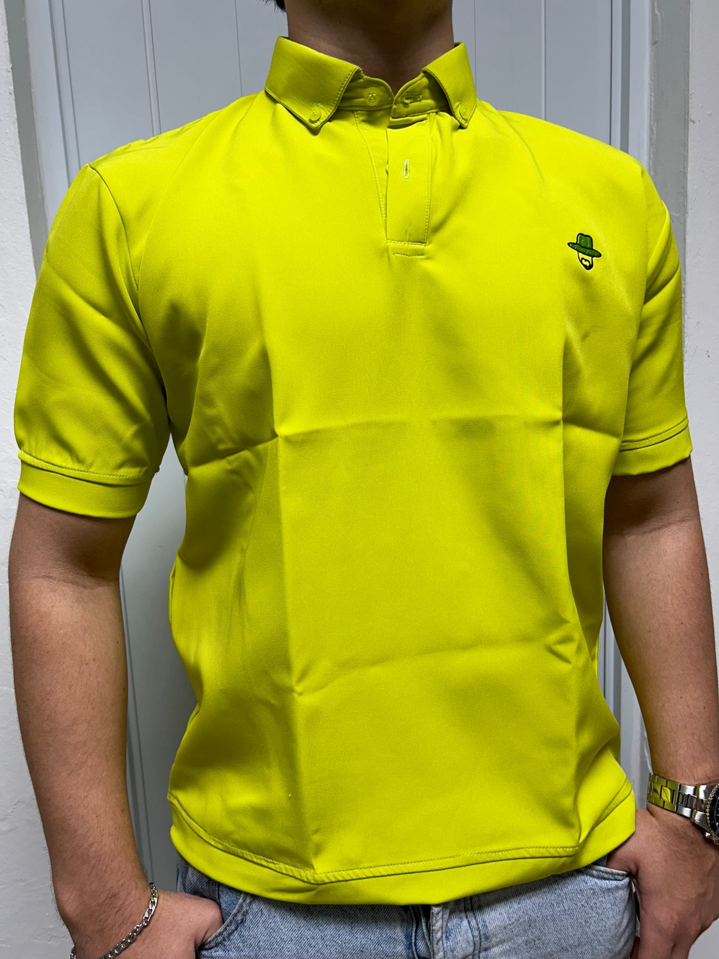 SAMBARLOT LIME GREEN POLO