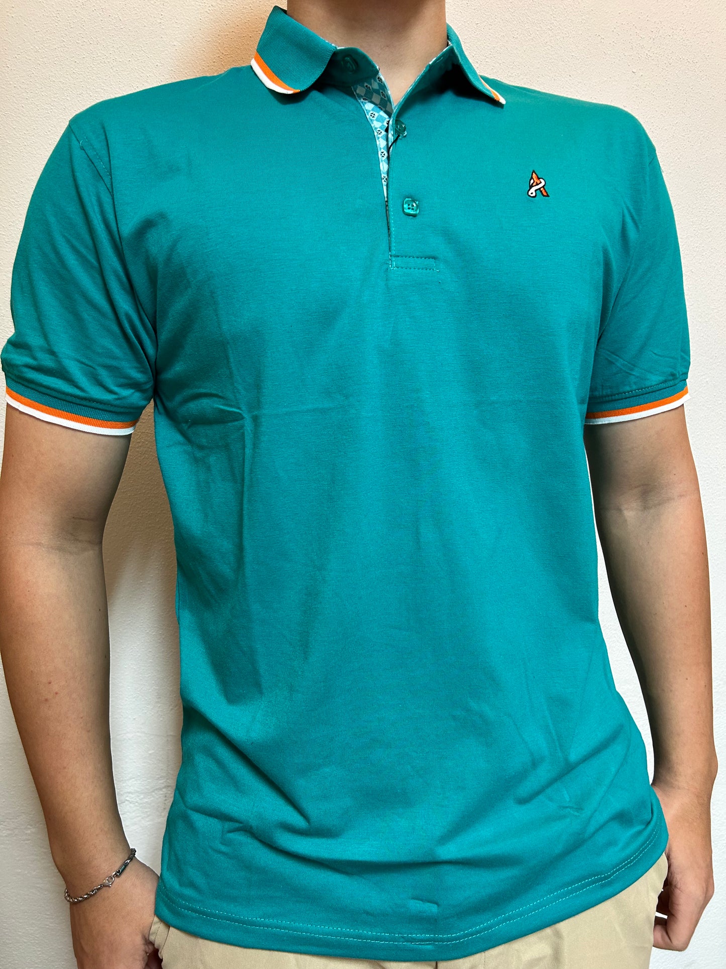 Addict Teal Polo