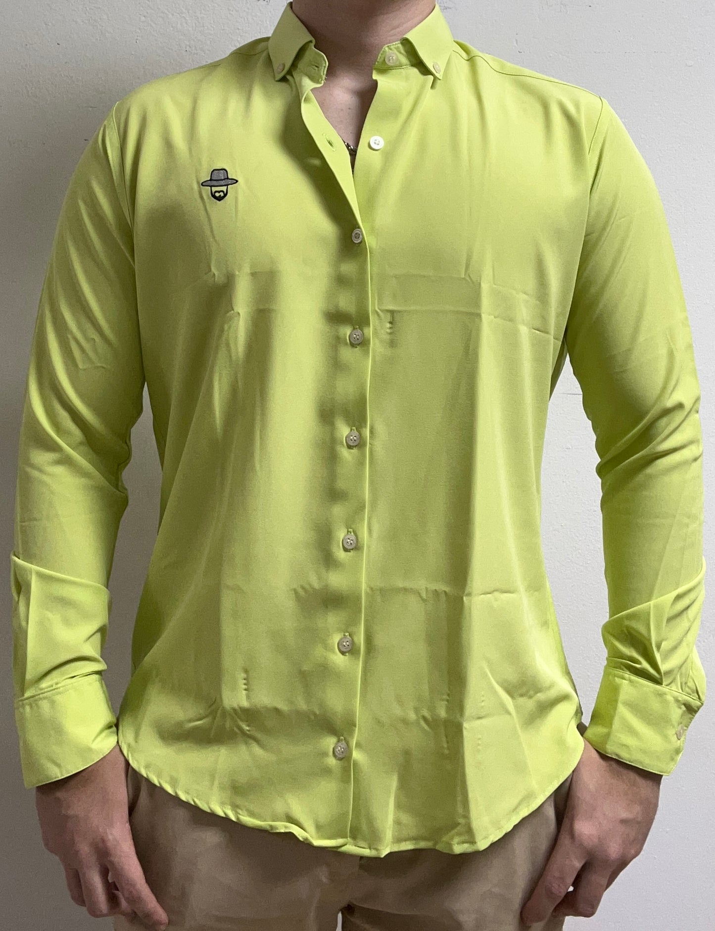 Lime color shirt