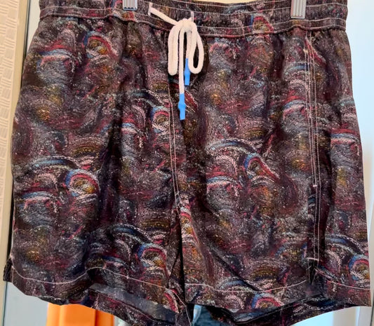 Printed swimming trunks