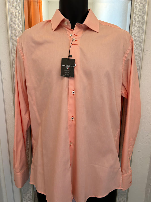 MASUTTO PEACH BUTTON UP