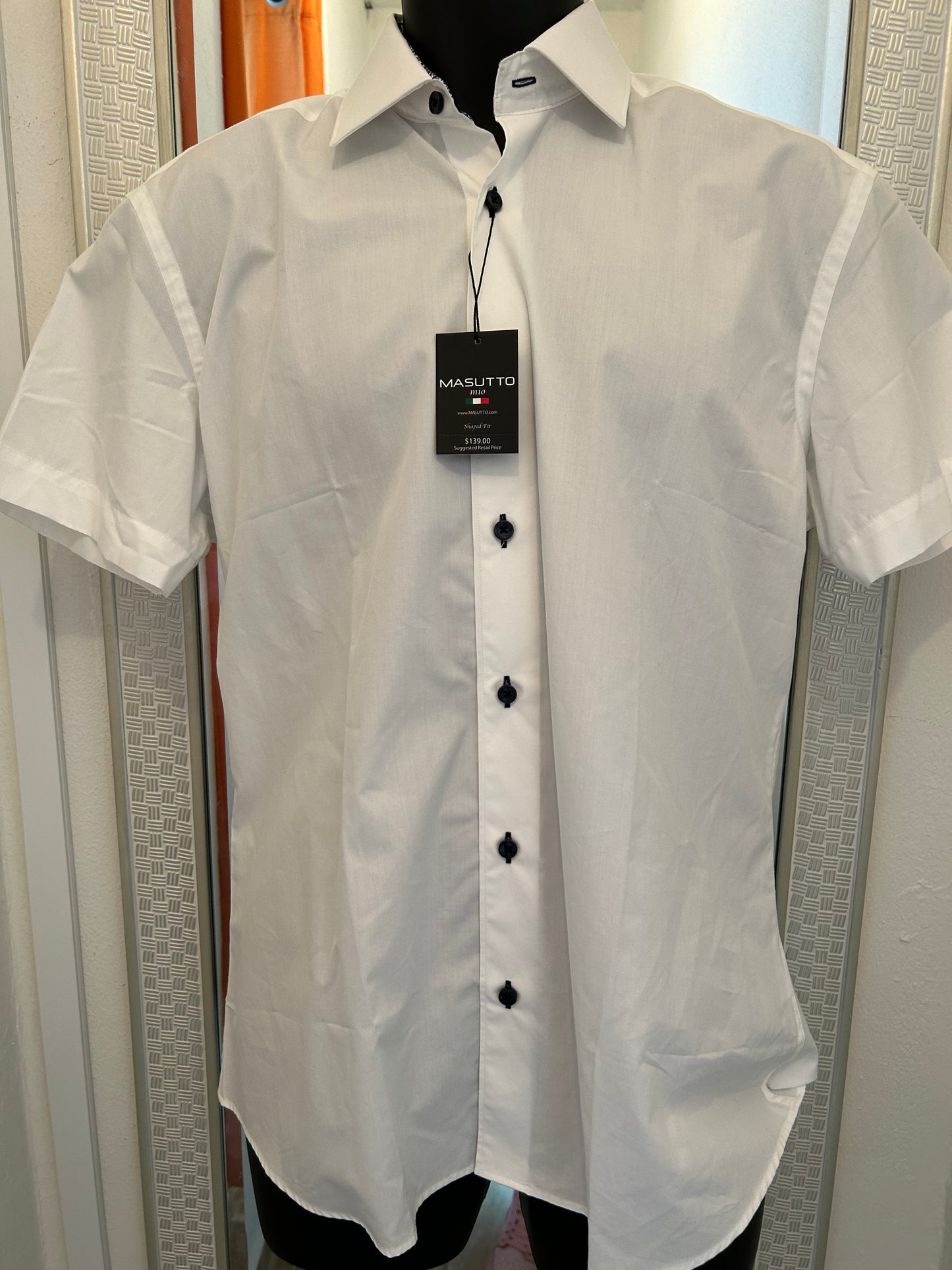 MASUTTO WHITE SHORT SLEEVE