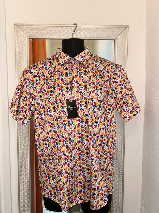 MIZUMI COLORFUL PATTERN SHIRT