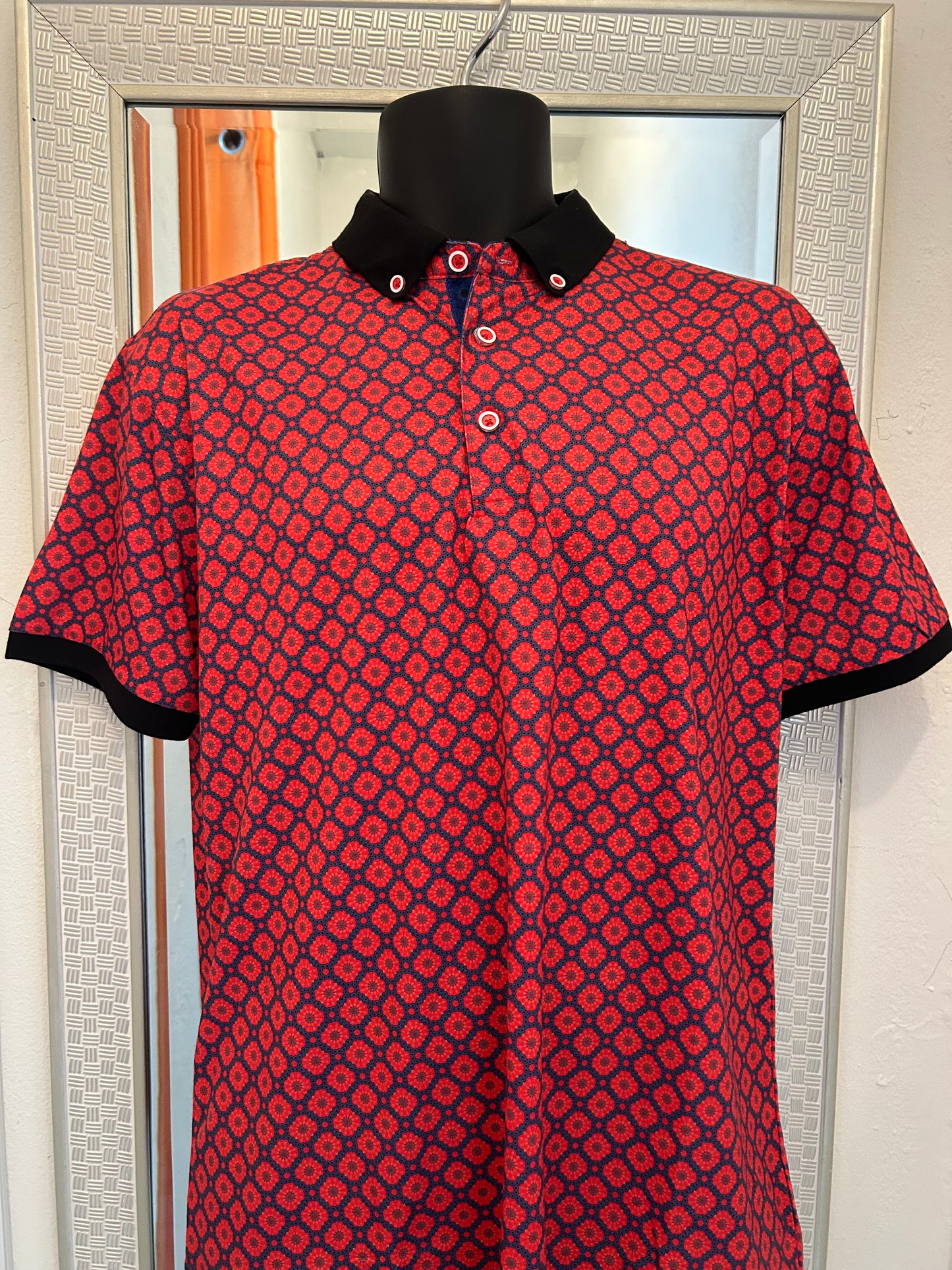 Maurizio Red & Black Polo