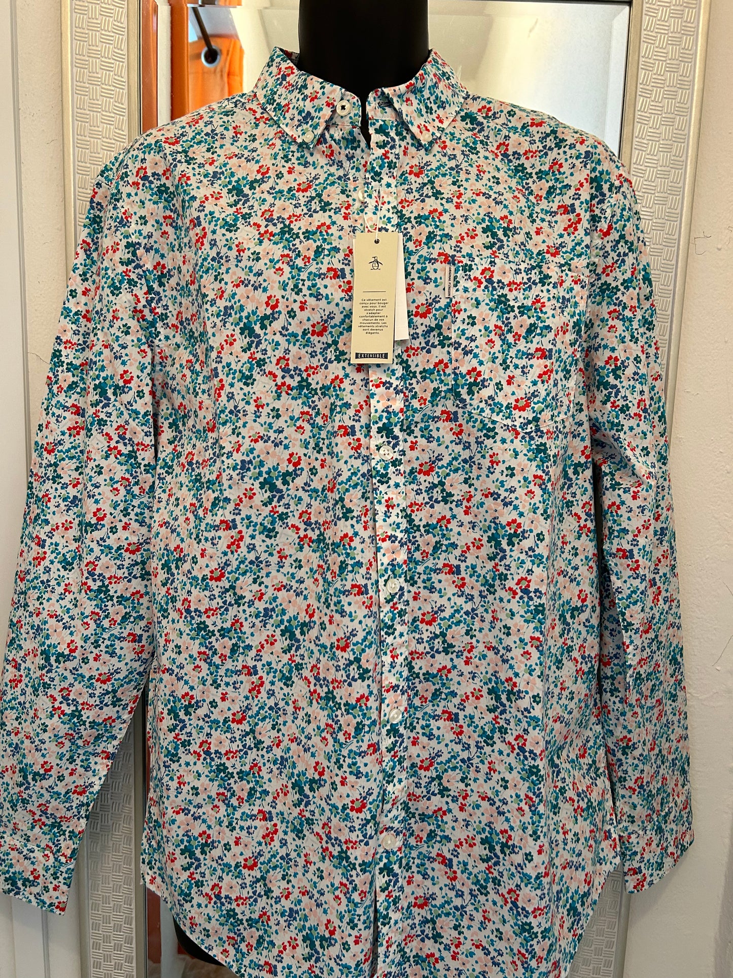 ORIGINAL PENGUIN FLOWER SETAIL SHIRT