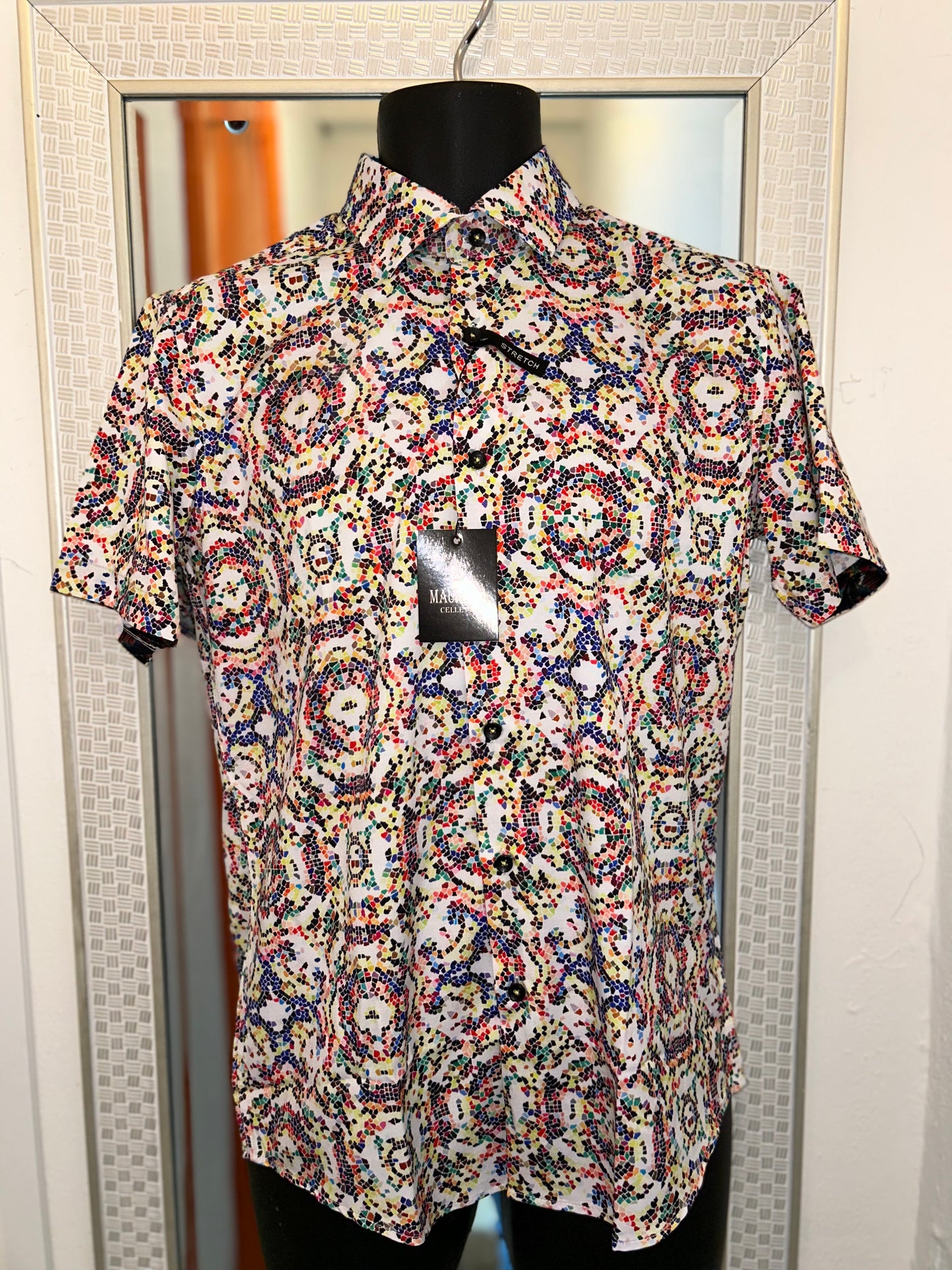 MAURIZIO CELETTI COLORFUL PRINT SHIRT