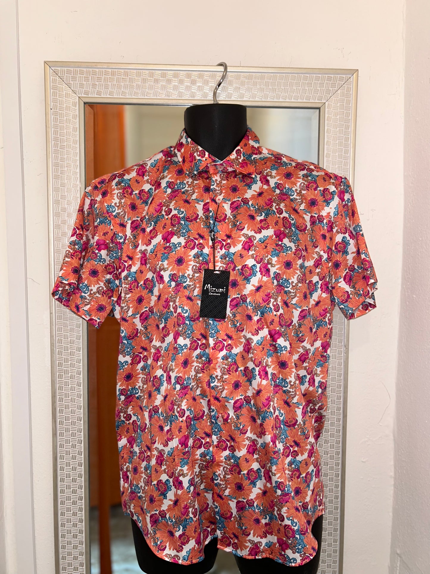 MIZUMI CORAL PRINT SHIRT